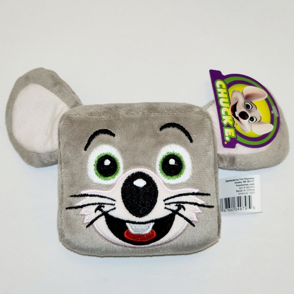 NEW 2023 Chuck E Cheese Square Stackable Cube Plush Complete Set Of 4 HTF Rare - Picture 8 of 9